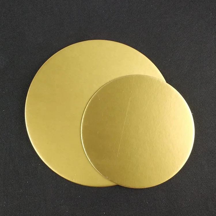 Напечатанный круг картонные коробки для торта декоративное украшение круглой формы серебристого цвета торта картона барабан