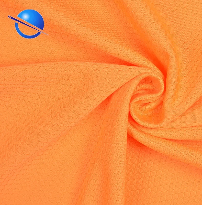 Быстросохнущая круглая трикотажная ткань для спортивной одежды, 100% полиэстер