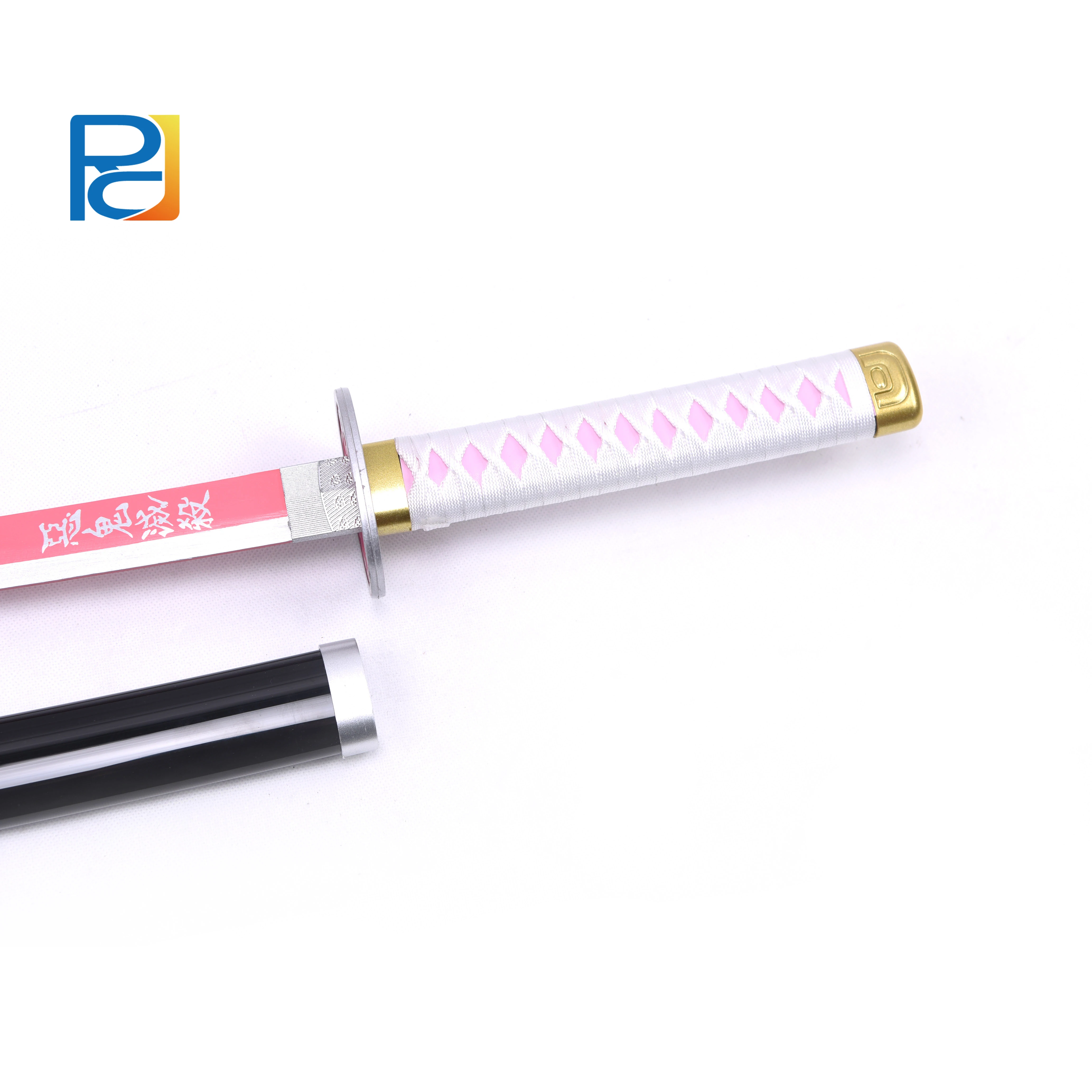 78cm Katana Anime Sword Bamboo Toy Sword Bleach Anime Sword For Demon Slayer Tsuyuri Kanawo