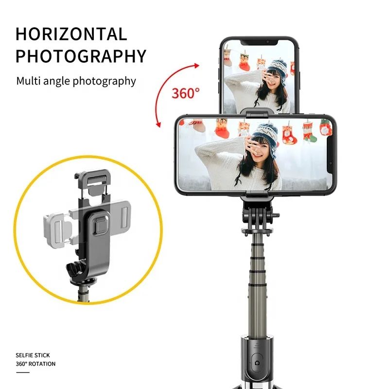 L03 Aluminum Wireless Remote Cell Phone Gopro Camera Monopod Selfie Stick and Tripod Stand
