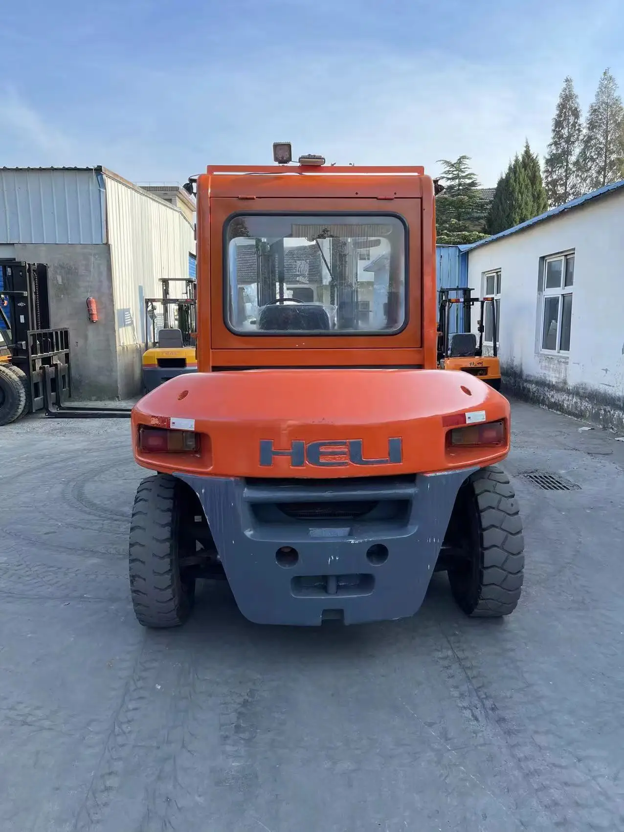 Almost New Chinese Original Used Excavator Machine Heli Forklift 7Ton Used Backhoe Road Roller Excavator Low Price Excavator