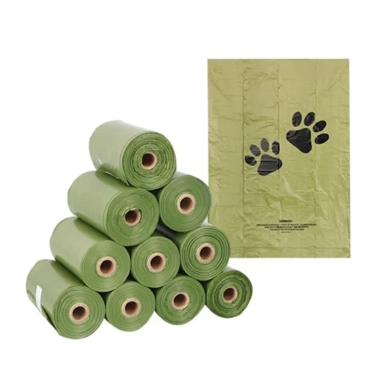 Factory supplied disposable anti leakage cleaning products for pet dogs, biodegradable and odorless dog poop bags