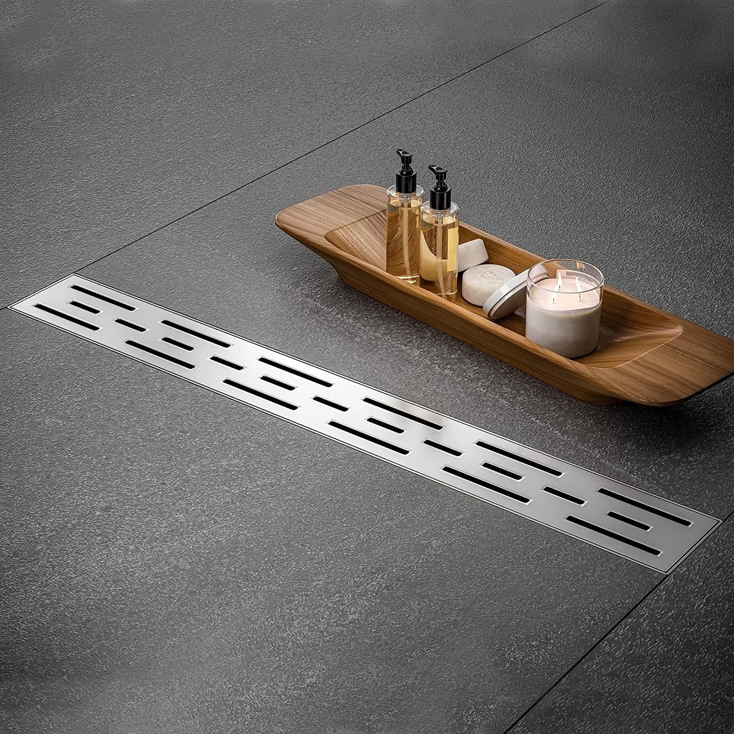 High Quality Anti Odor Linear Drain Rectangle Bathroom Toilet Shower Floor Drain Linear Shower Drain