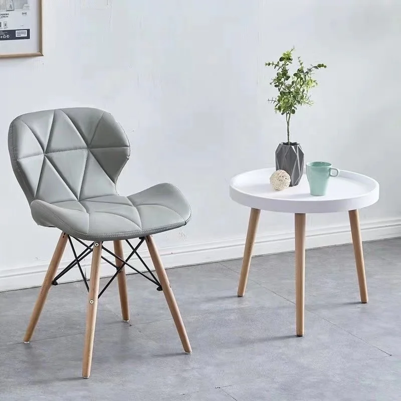 Modern High Quality Butterfly Chair with Wooden Leg Patchwork Fabric Indoor and Outdoor Furniture