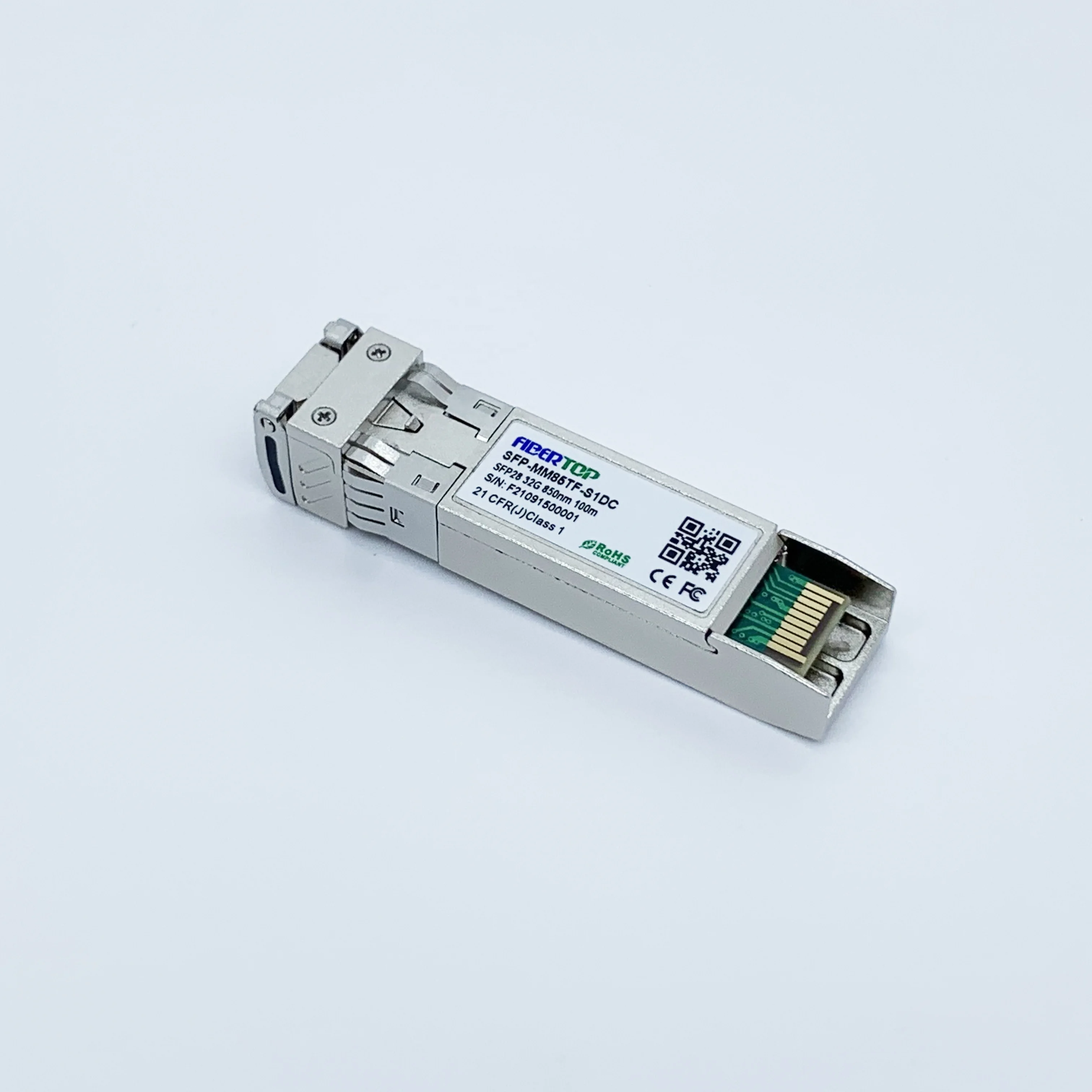 Fibertop приемопередатчик канала Сделано в Китае 32GFC для программирования в производственных условиях мм 850nm 100 м двойной LC для DS-SFP-FC32G-SW модуль