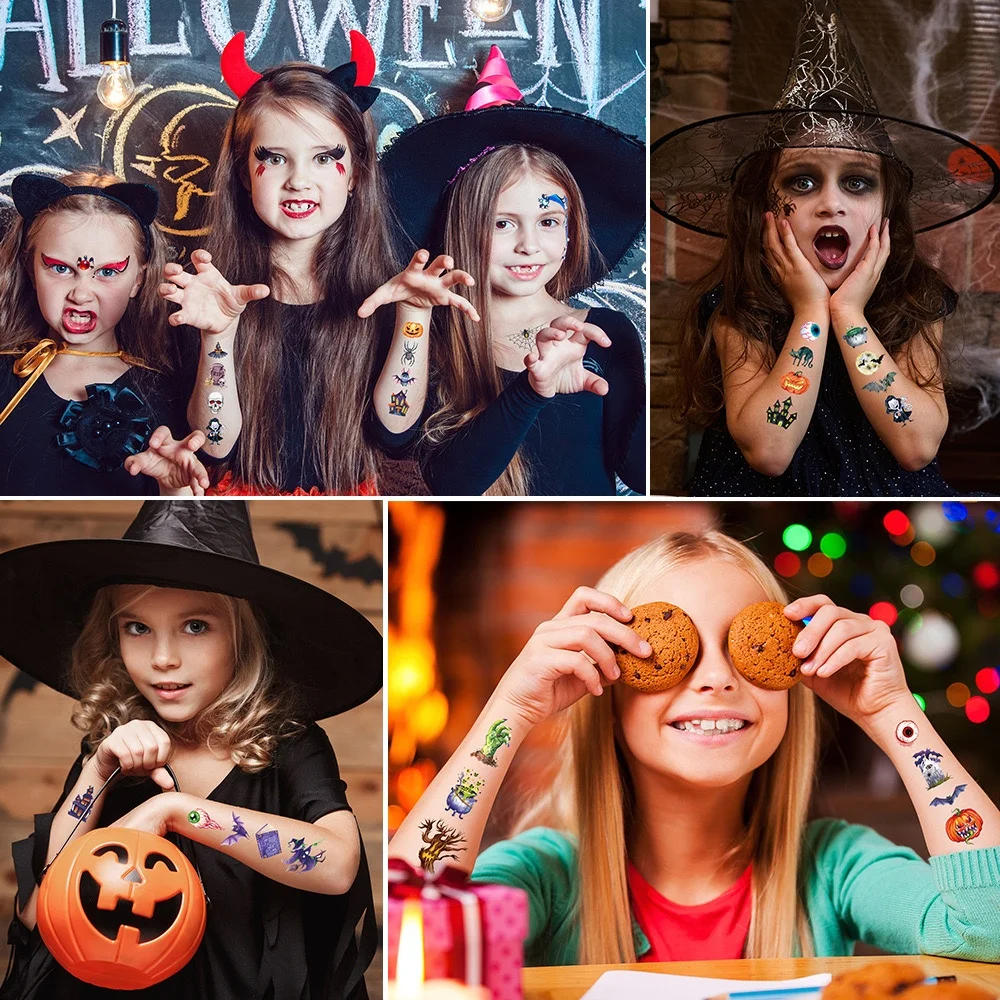 henna tattoo stickers for girls boys mans woman halloween tattoo stickers water transfer temporary