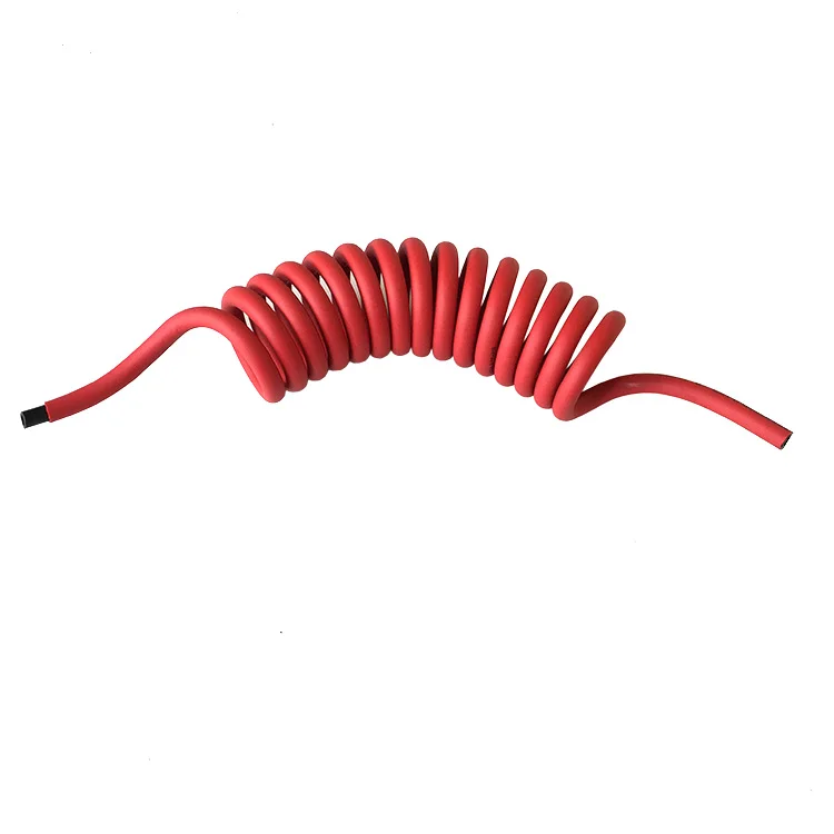 High Pressure Anti-spark Plastic spiral Tube Customized Flexible Air Coil Hose 10mm spring Welding Tube