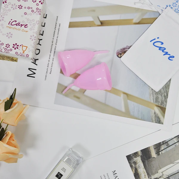 New Silicon Color Design Small Size Combo Pink Softest Cleaning Disinfection Menstrual Cup