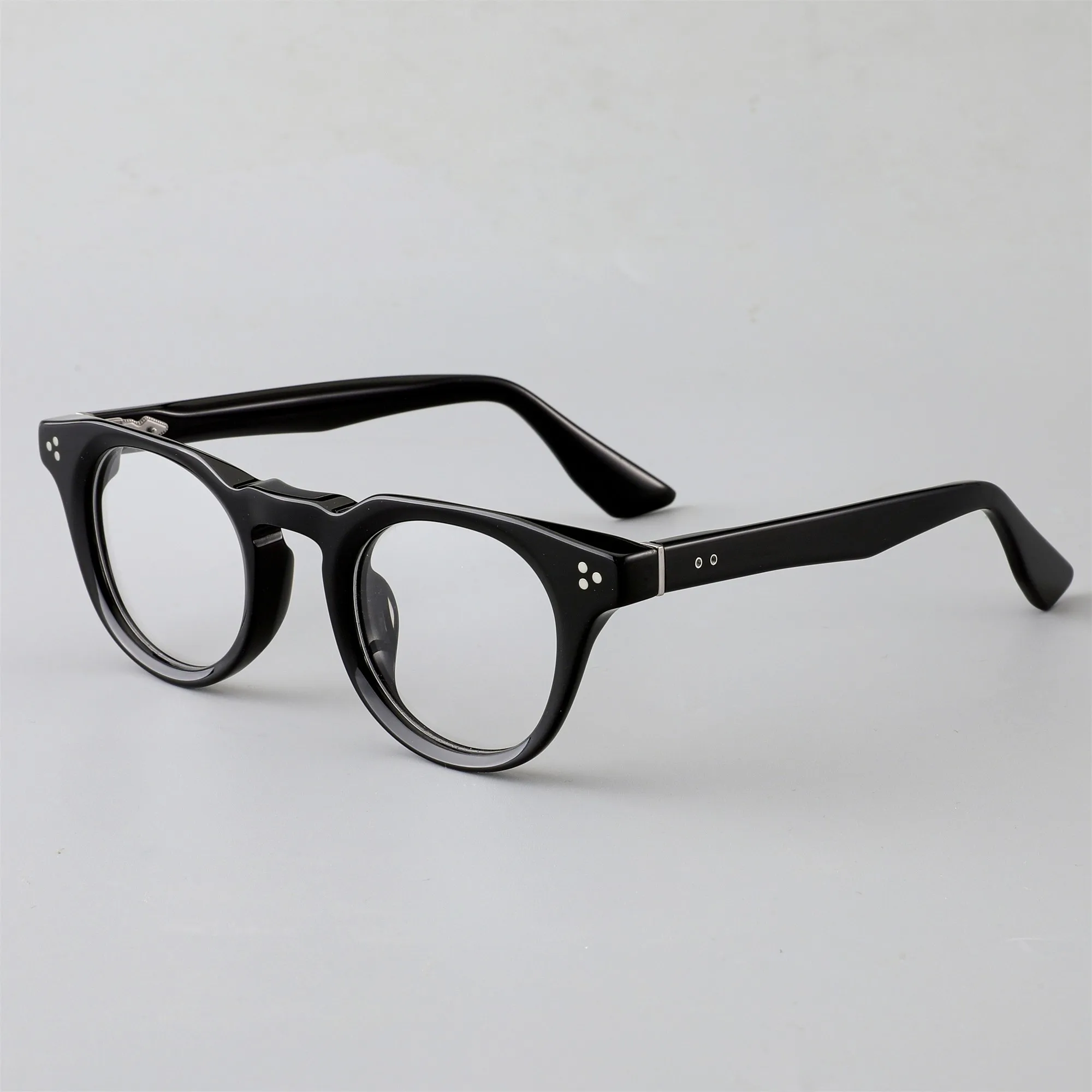 F3306 New Acetate Frame Women Fashion Style Cat Eye Pink Retro Bold Frame Eyewear Optical Top Quality Eyeglasses Frame