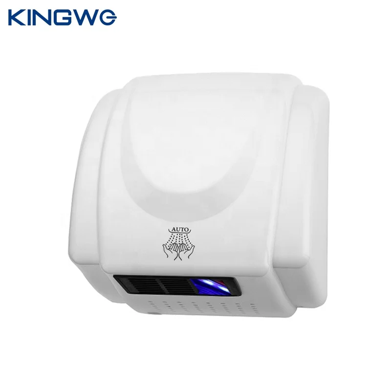 Sanitary Ware Bathroom Bathroom ABS Plastic White Warm Cold Air Hand Dryer
