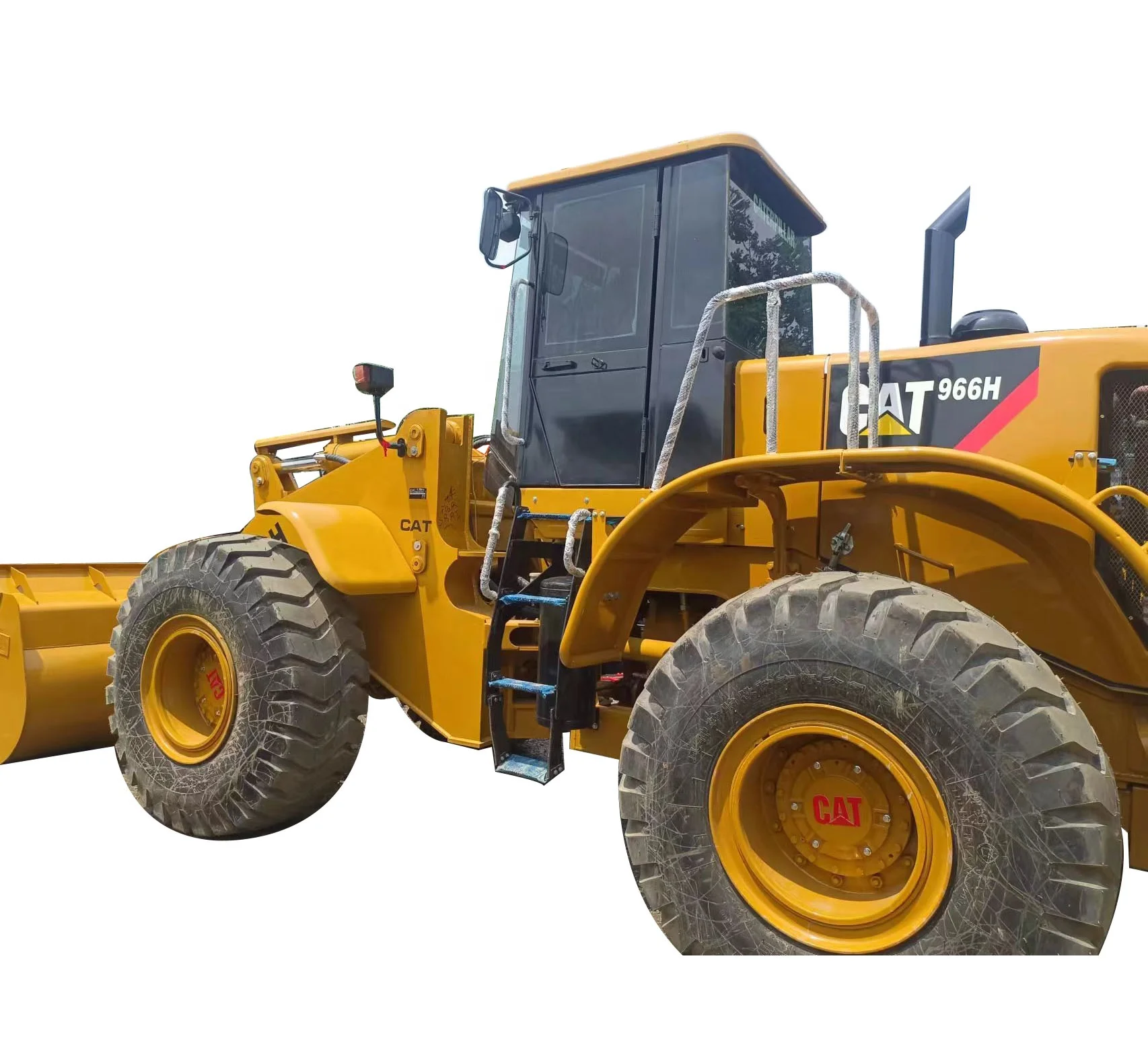 Good Condition Used Original Cat 966h Large Front Wheel Loader 4x4 Wheel/Backhoe Loader Second-Hand Construction Machinery