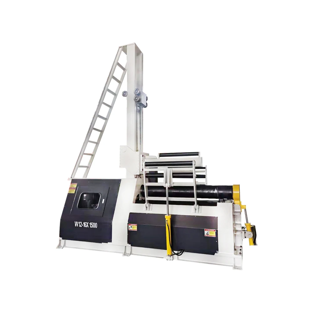 W12 Series 16x3000 Four Roller Stainless Steel Sheet Rolling Machine