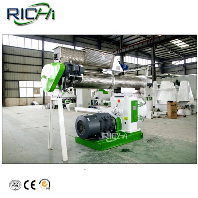 RICHI - 5-7T/H Auto Chicken Poltry Live Stock Feed Machine And Animal Pellet Powder Feed Machine For Poultry Chicken