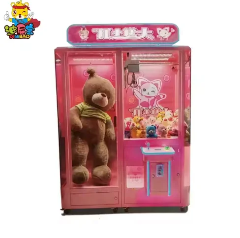 Earn money coin operated toy claw crane machine catch plush toy game machine for shopping mall