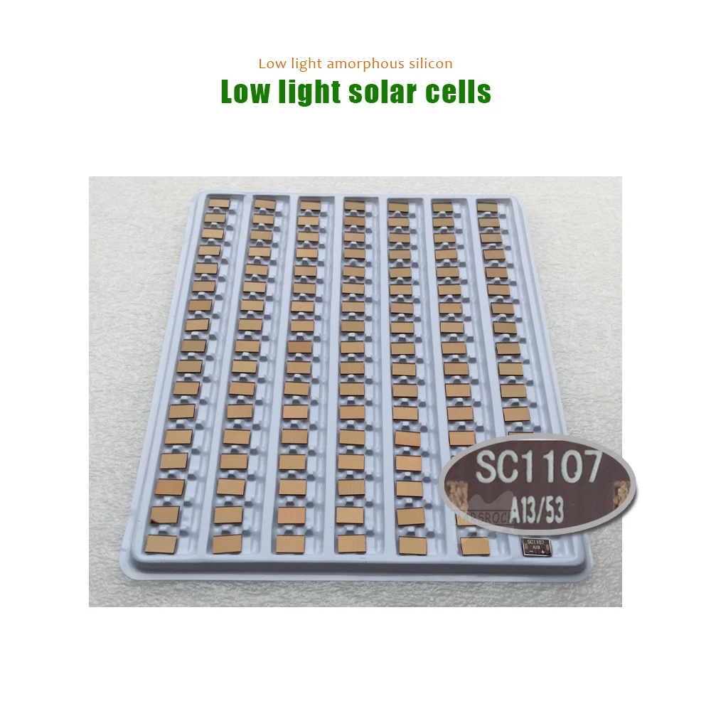 MarsRock  3V 1.1uA Solar Cells Dim Light Thin Film Solar Panel Solar Energy Products Amorphous Solar Panel