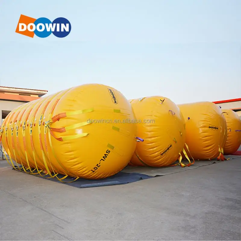 Manufacturers Heavy Pvc Coated Fabric Underwater Totally Enclosed Air Lifting Bags