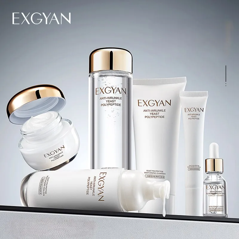 Wholesale High-Quality Skin Care Package Yeast Deep Nourishing Moisturizing Face Cream Skin Care Product Set 6 Pieces