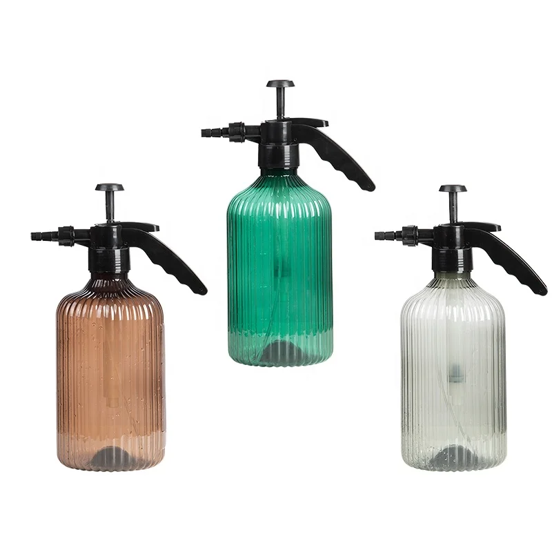 custom wholesale 2.2L watering can ultra fine continuous plastic plant spray bottle water mister