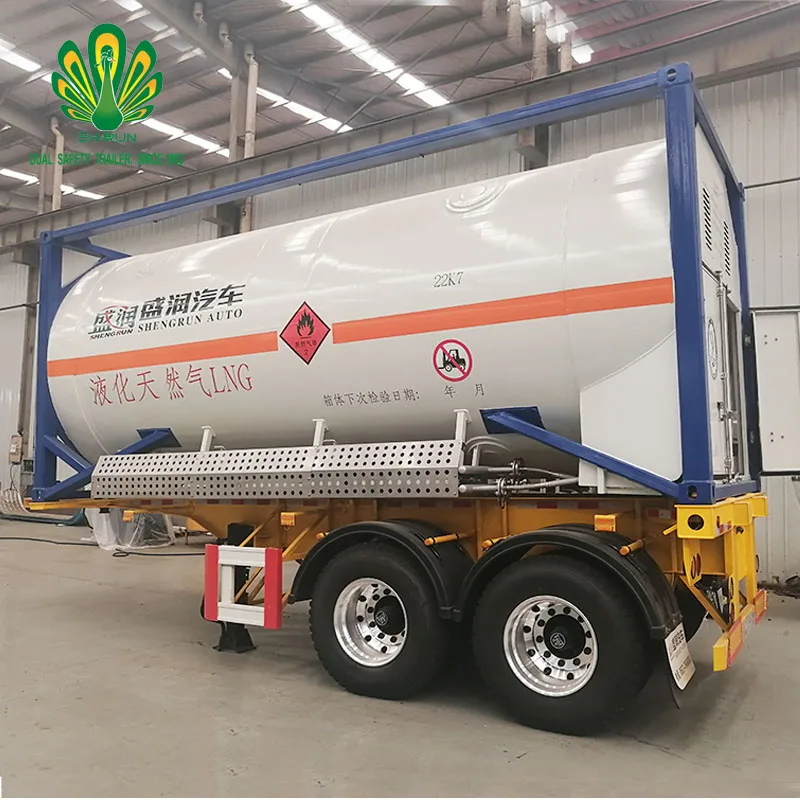 T50 T75 Factory price 20FT LNG gas storage tank container ISO tanker