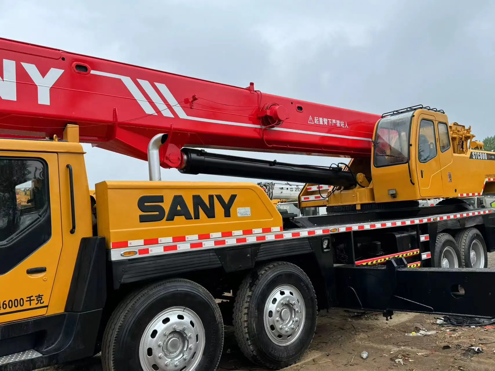 Used SANY 80 tons car crane Used truck Chinese brand SANY crawler crane sales