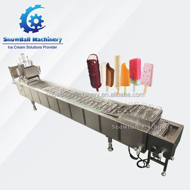 semi auto stick ice cream popsicle production line ice lolly machine