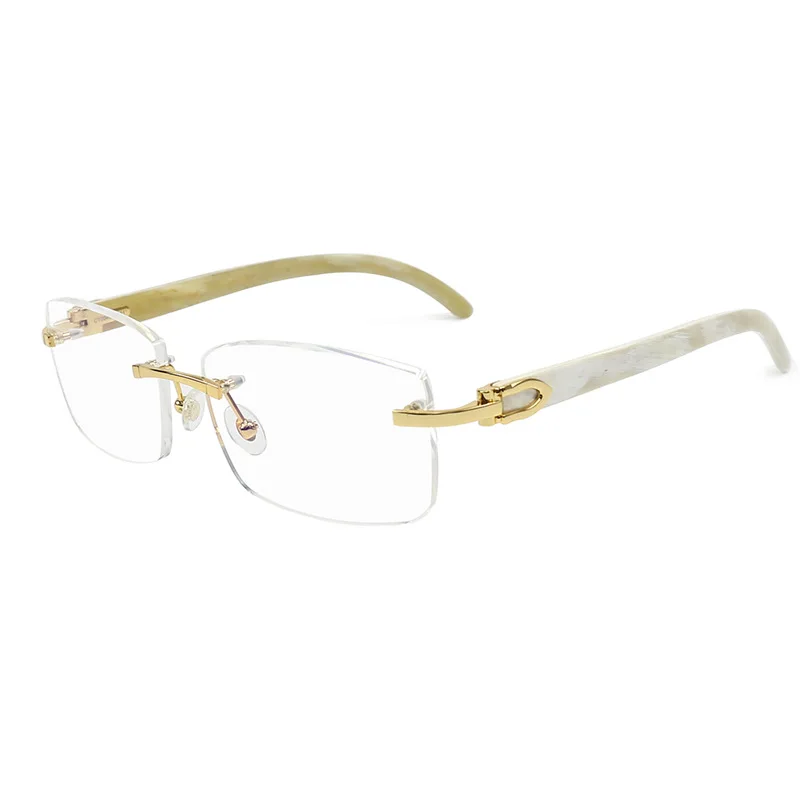 rimless Customized horn glasses horn glasses frame buffalo horn sunglasses New Style Hot selling