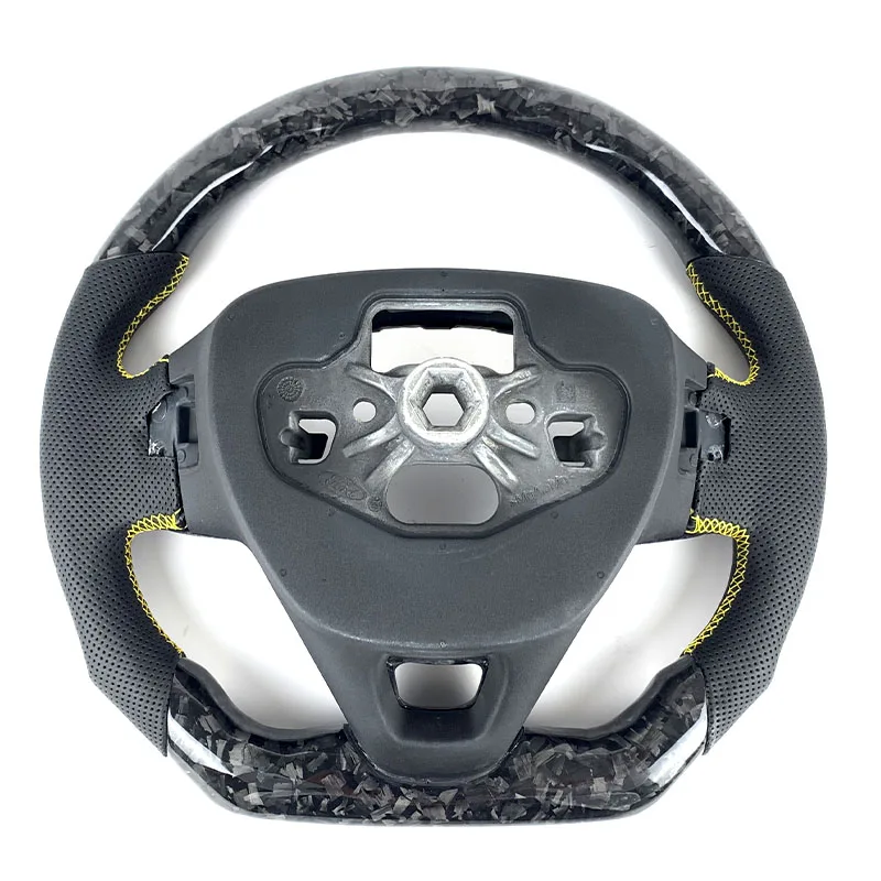 FOR Ford Focus MK3 MK4 2018 2019 2020 2021 Customized Forged Carbon Fiber Automotive Interior Accessories for Steering Wheel