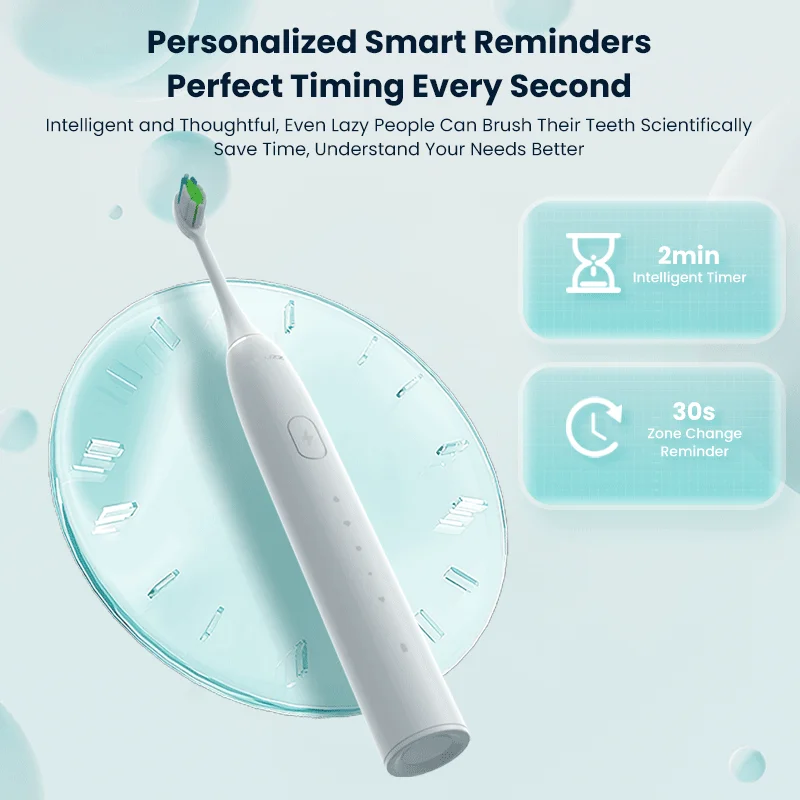 Factory OEM ODM Electric Toothbrush Travel Rechargeable Soft Brush Automatic Ultrasonic Electric Toothbrush PLUZZ  R101