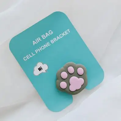 
Factory cartoon soft cute mobile phone holder stand air cushion bracket accessories 