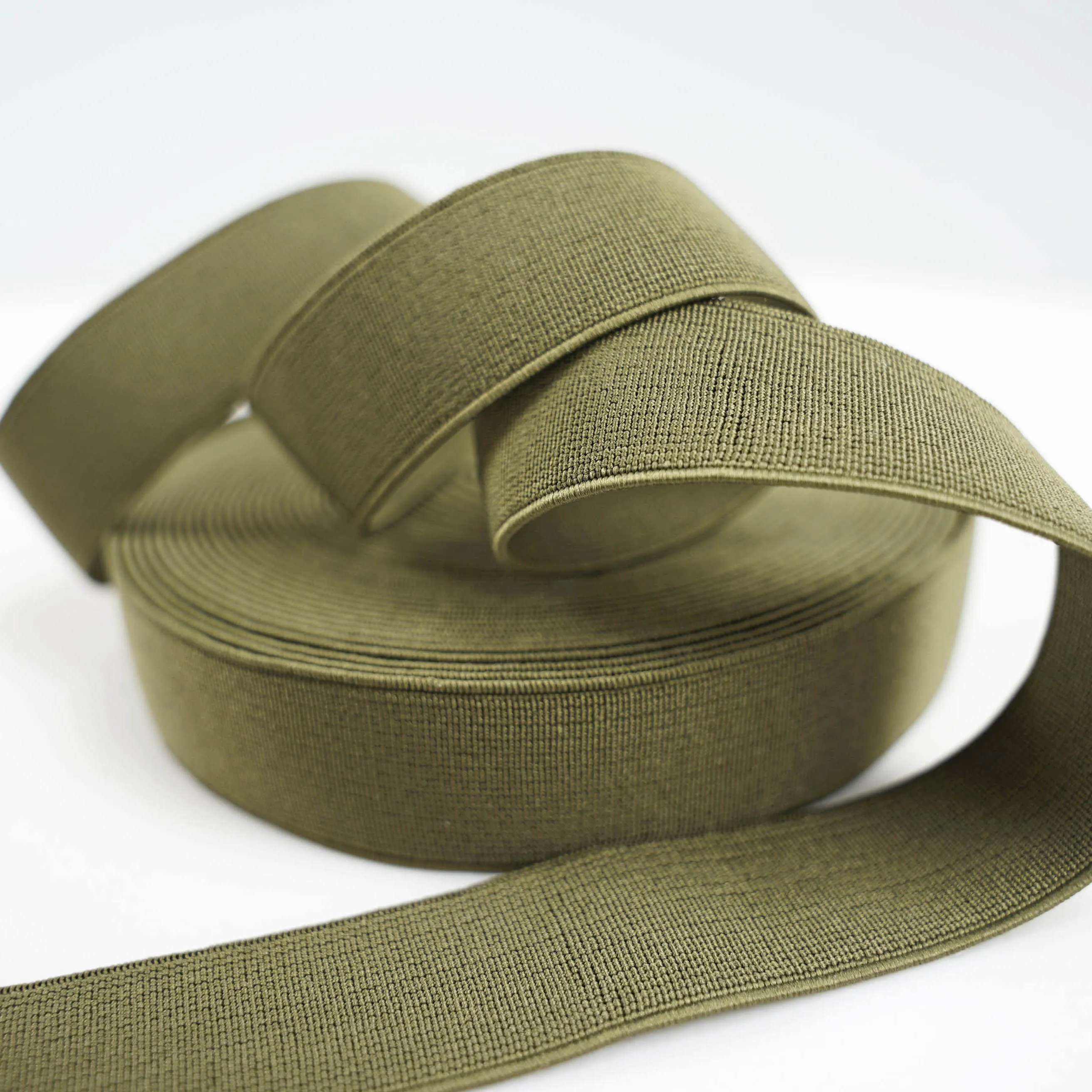 Экологичная и настраиваемая эластичная лента 25 мм, полиэфирная тесьма для одежды