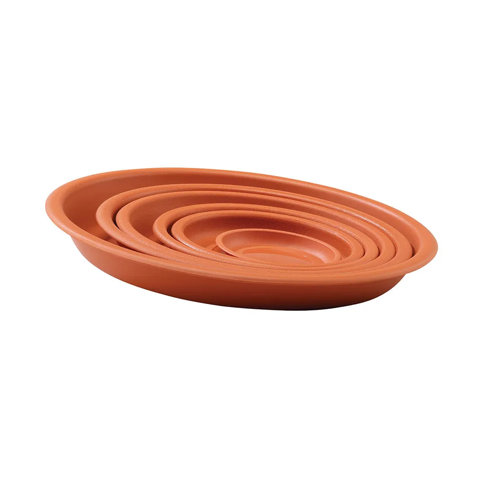 
Malaysia Garden Supplies Manufacturer Top Selling Terracotta Pots Big Plant Saucers Plastic Circle Pots Saucer 