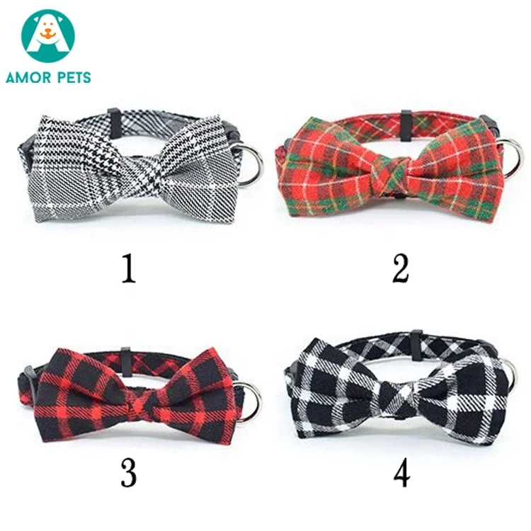 Custom Cat Dog Bow Tie Bowtie Collars Bulk Eco Friendly Pet Supplies Fancy Luxury Accessories Dog Collar