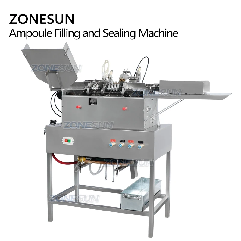 ZONESUN ZS-FSABS автоматическая двойная головка 2 мл машина для наполнения жидких стеклянных
