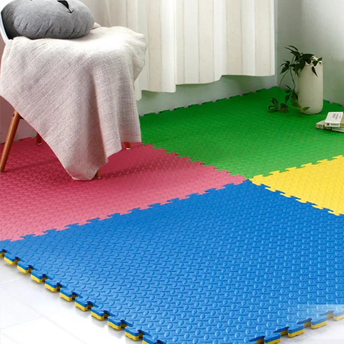 Oem&Odm 60*60 30Mm Interlocking Jigsaw Tatami Puzzle Rubber Floor Eva Foam Kids Play Crawling Mat playmat