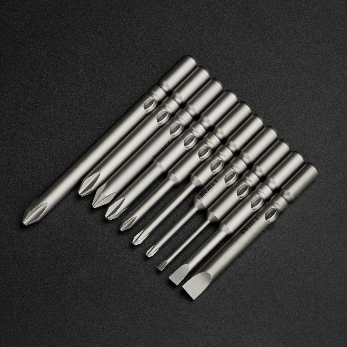 802 electric screwdriver bits strong magnetic slotted bit phillips screw drivers bits diameter 6mm head size