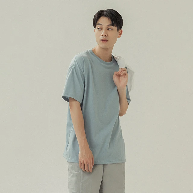 High Quality Short Sleeve Dropped Shoulder Oversized Blank T-Shirt For Wholesale