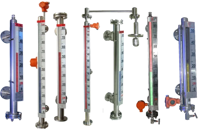 Magnetic Float Level Meter Gauge Sensor Indicator Transmitter for Water Fuel Chemical Tank
