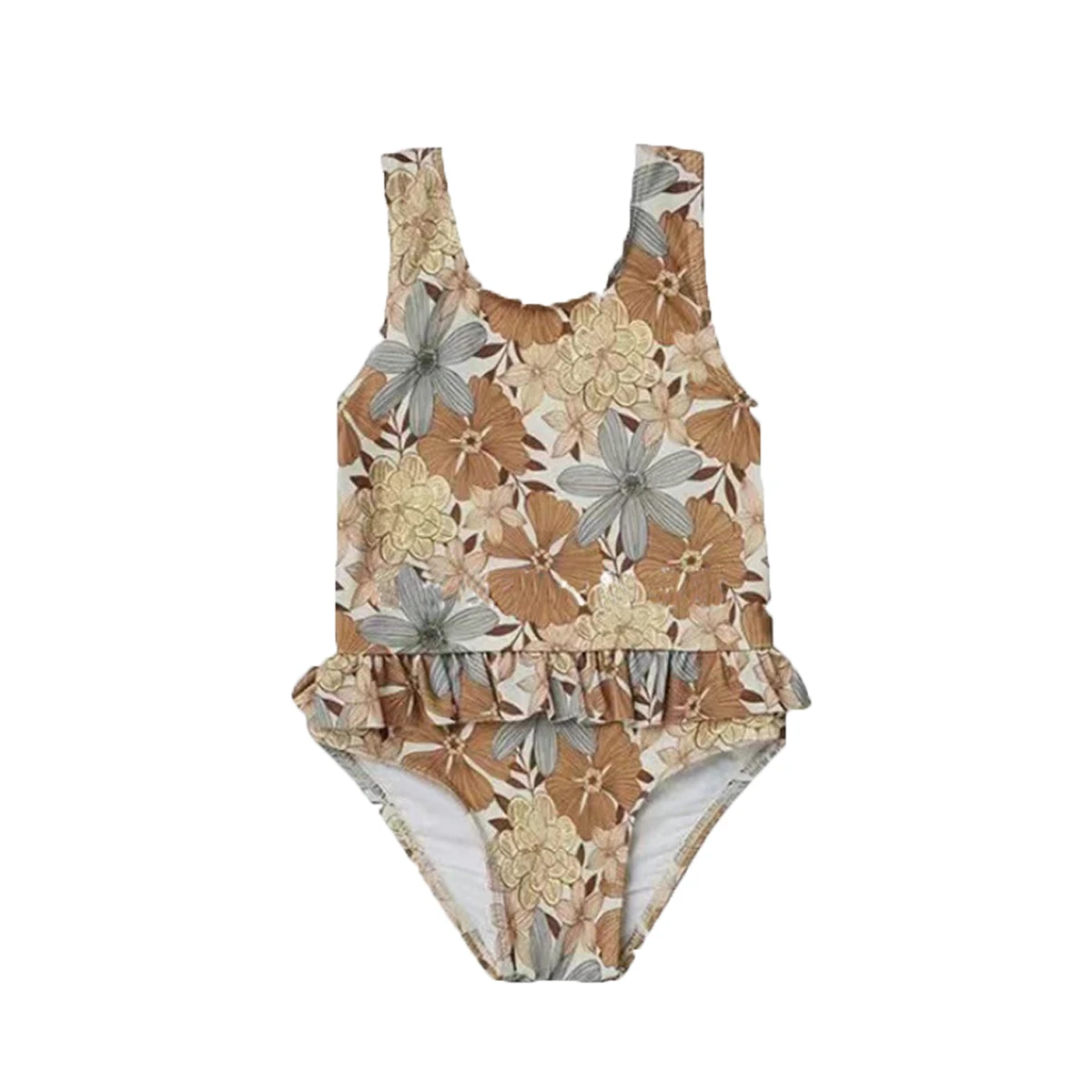 New Style Girls Swimwear Bathing Suits Baby Swimsuit Girls Ruffle Bikini Children Swimsuit Beachwear