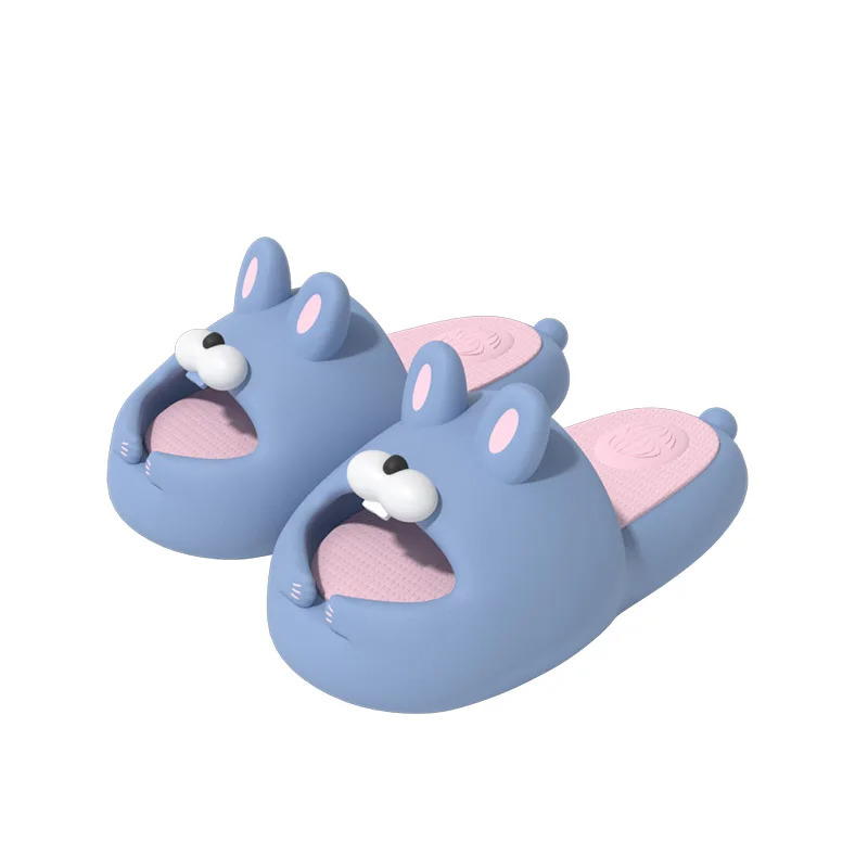 Original Design Cute Kawaii Multi Colored Moji Rabbit Pillow Slipper Cloud Slides Non-Slip Summer Slipper Wholesale Price