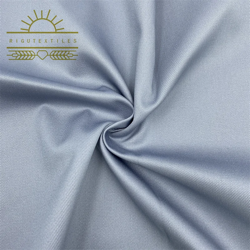 RIGU Textiles CVC White Woven Fabric Roll Polyester Digital Printed Polyester Twill Fabric For Taekwondo Uniform Fabric