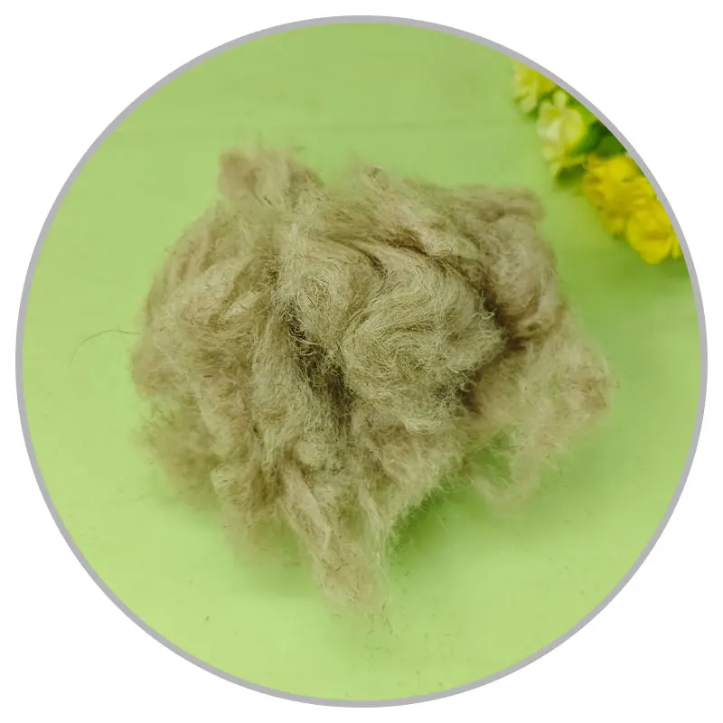 Natural pure 100% Hemp Fiber for Spinning Blending hemp raw fiber
