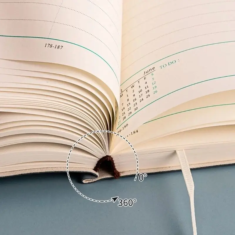 A5 Schedule Book Business Agenda Premium Calendar Custom Daily 365 Days 2024 2025 Yearly Planner
