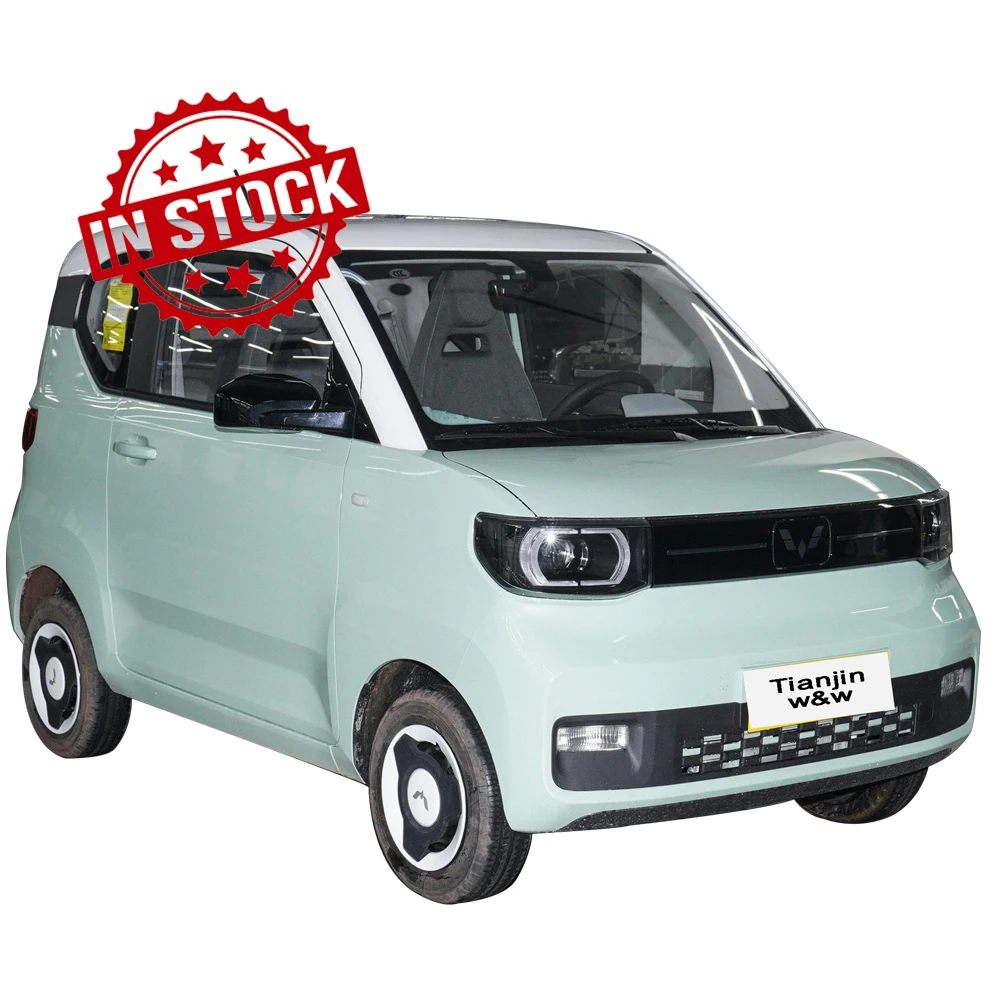 In stock! 2022 Wuling multiple color small micro 4 seater electric mini ev cars for sale