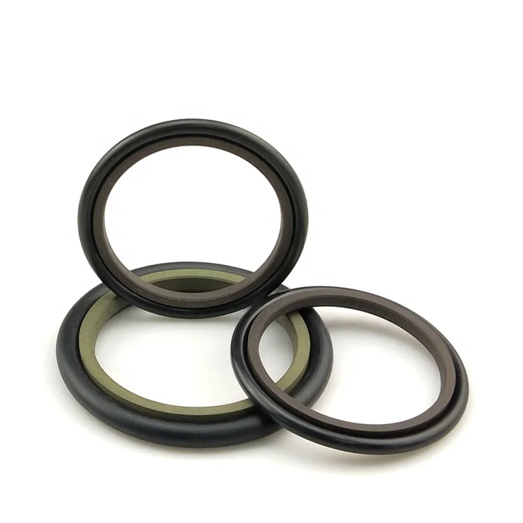 High Performance 40% Bronze Ptfe Piston Seal Spgo Green Brown Glyd Ring for Hydraulic Cylinders