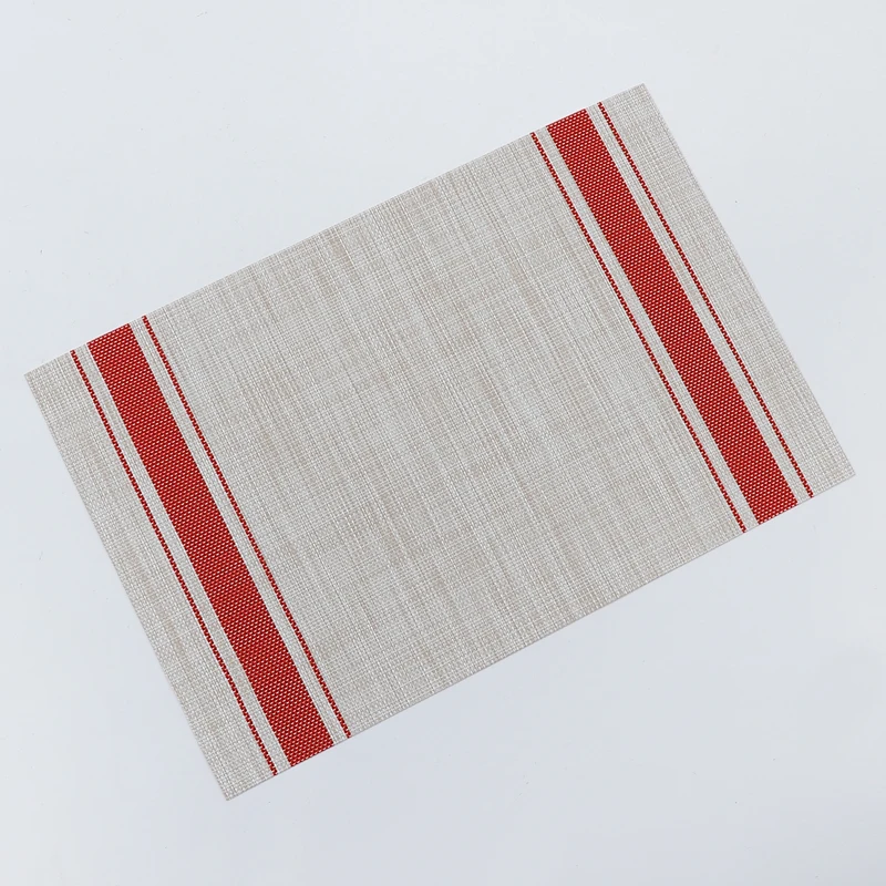 Customize OEM elegant vinyl placemats table mat kitchen stain resistant placemats plastic placemats for kids