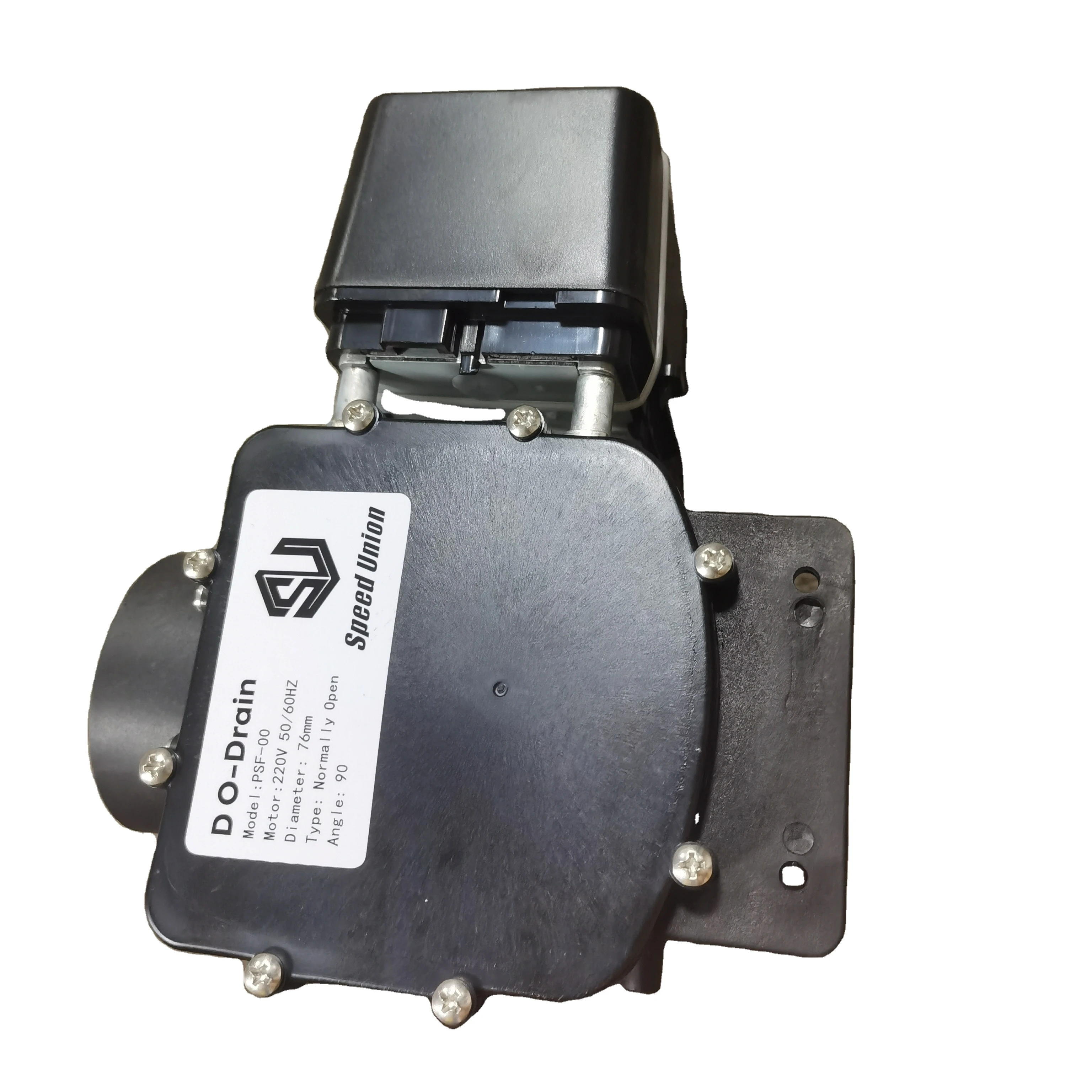 commercial industrial washer drain valve 3inch 90 degree 220v 50-60hz Nornal Open electronic automatic washing machine