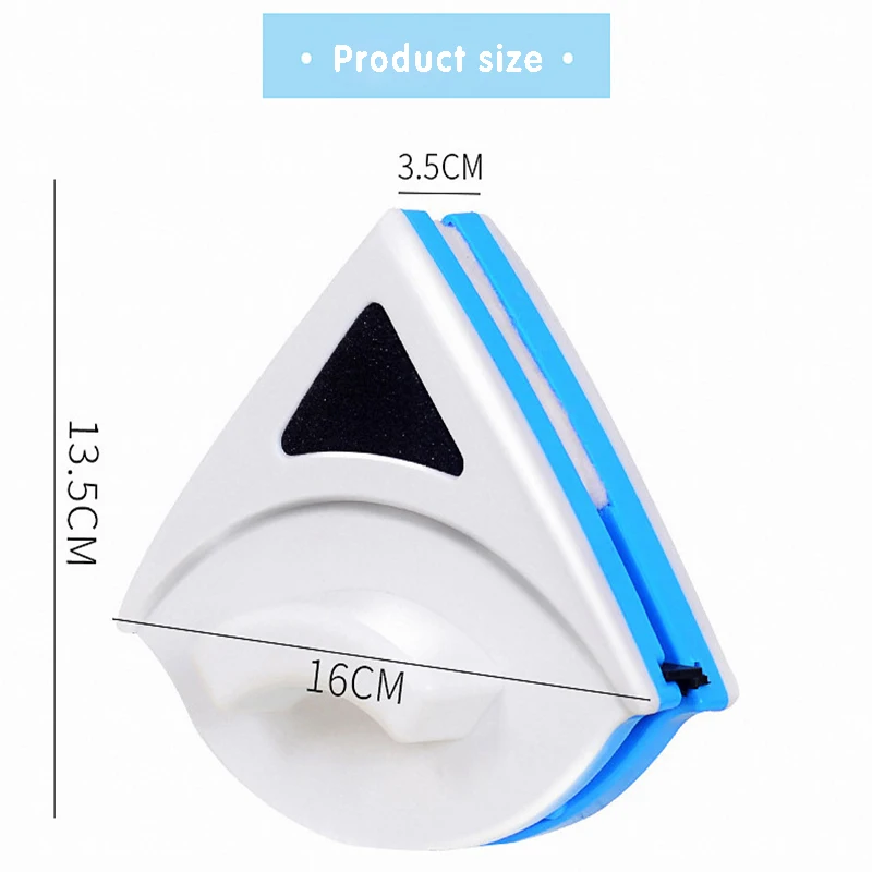Window Cleaning Tools Glass Scrape Wiper Brushes Glass Cleaning Brush Magnetic Window Cleaner Brush