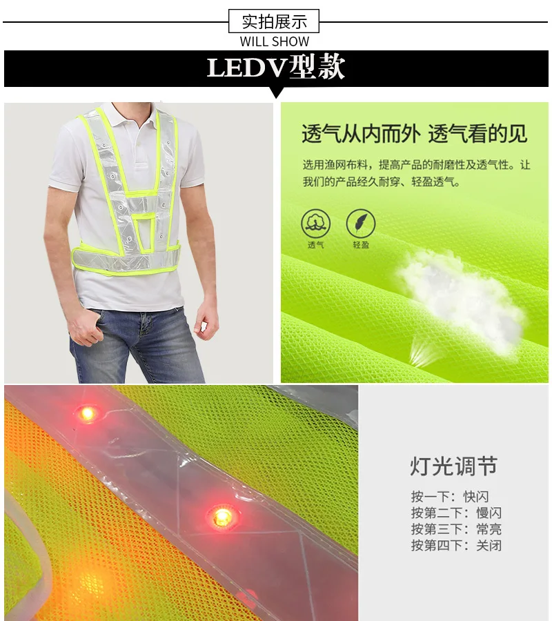 Custom your logo embroidery silk screen printing safety reflective vest tank top