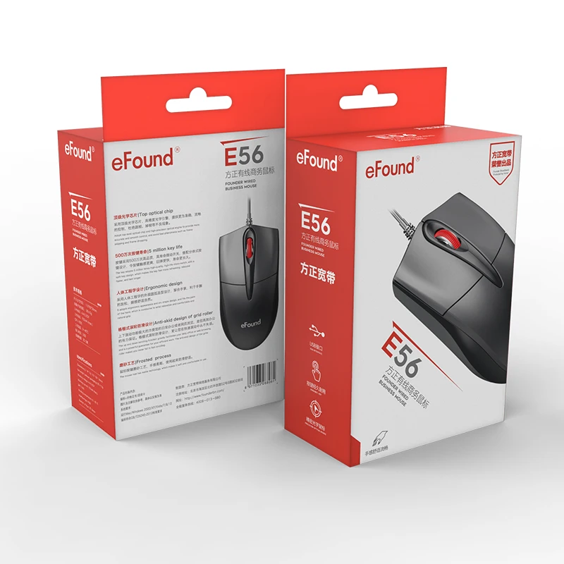 Новое поступление умная офисная компьютерная мышь с USB-интерфейсом Efound