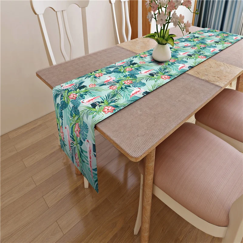 Amazon Hot Selling Banquet Table runner 3D Design High Quality Dustproof overlay dinning table cloth for Home Events